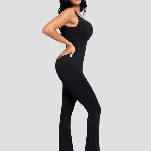 Magic Sculpt Flared Shaping Jumpsuit - Picture 2 of 12